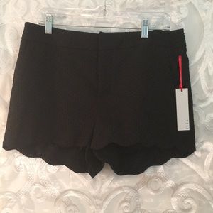 Black slapped shorts brand new